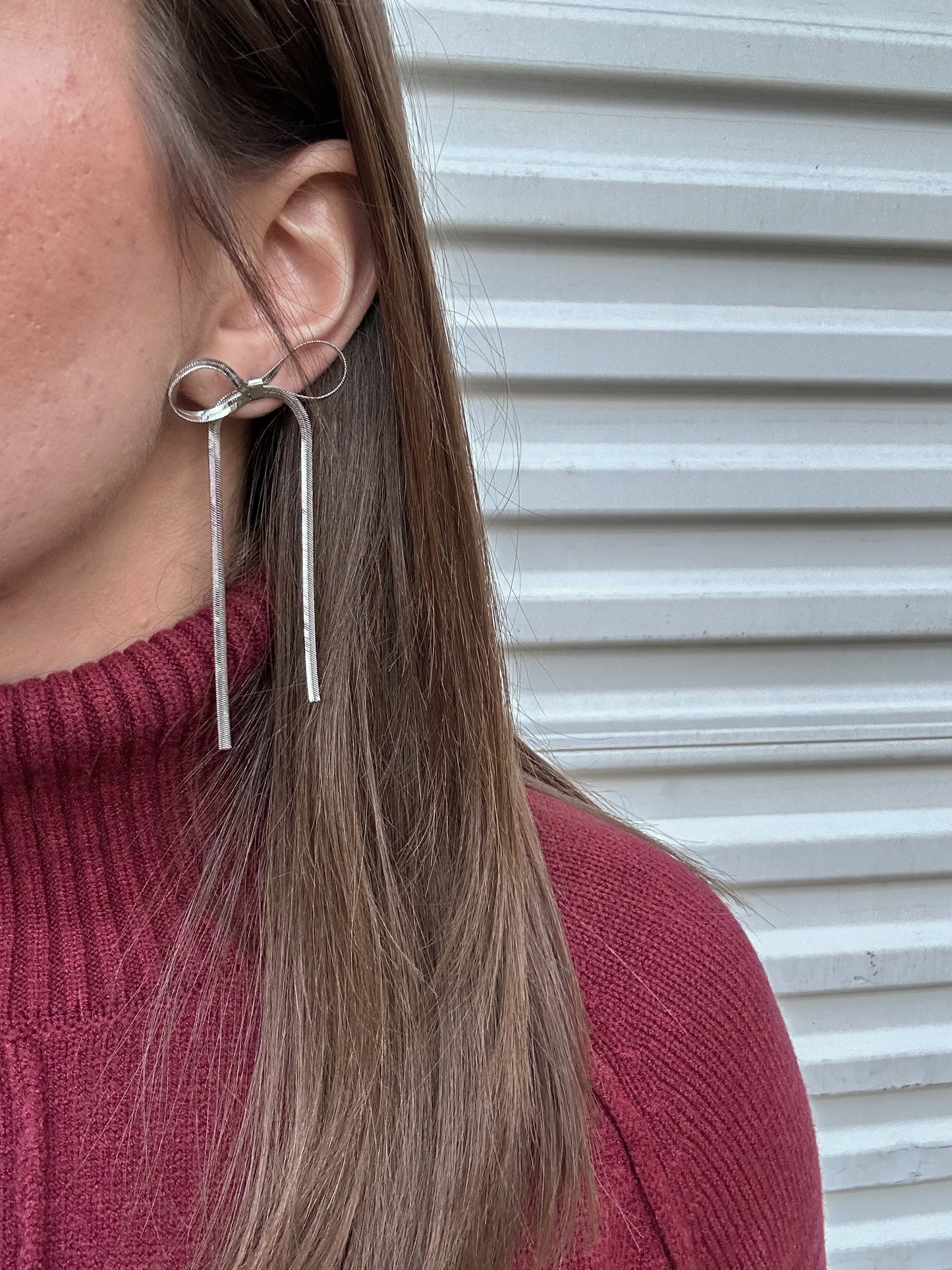 Bow Drop Earrings