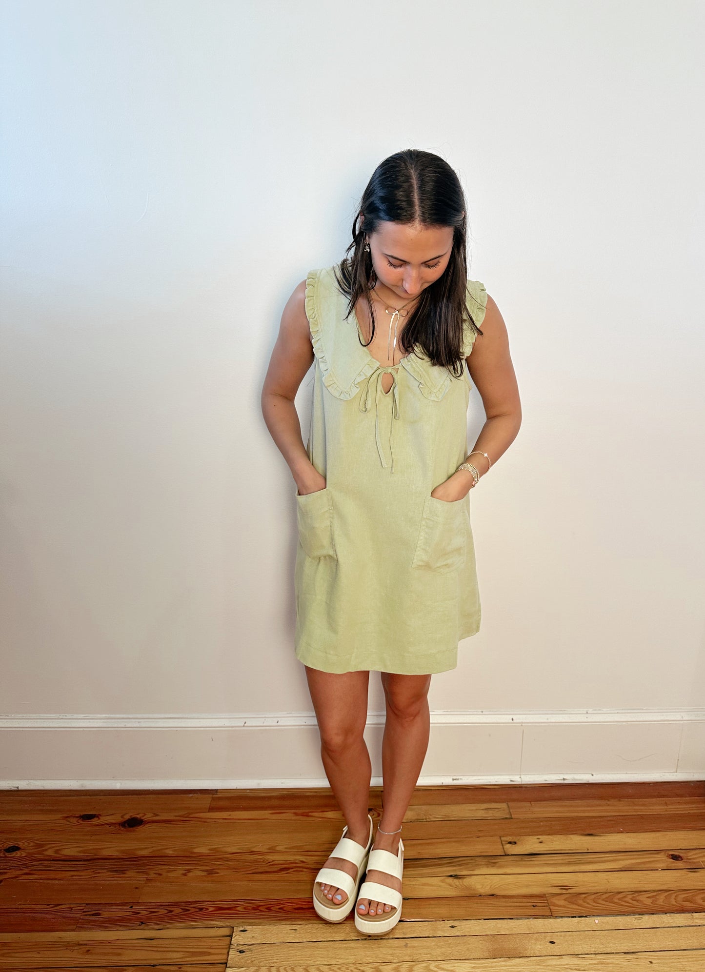 Alice Frill Collar Mini Dress
