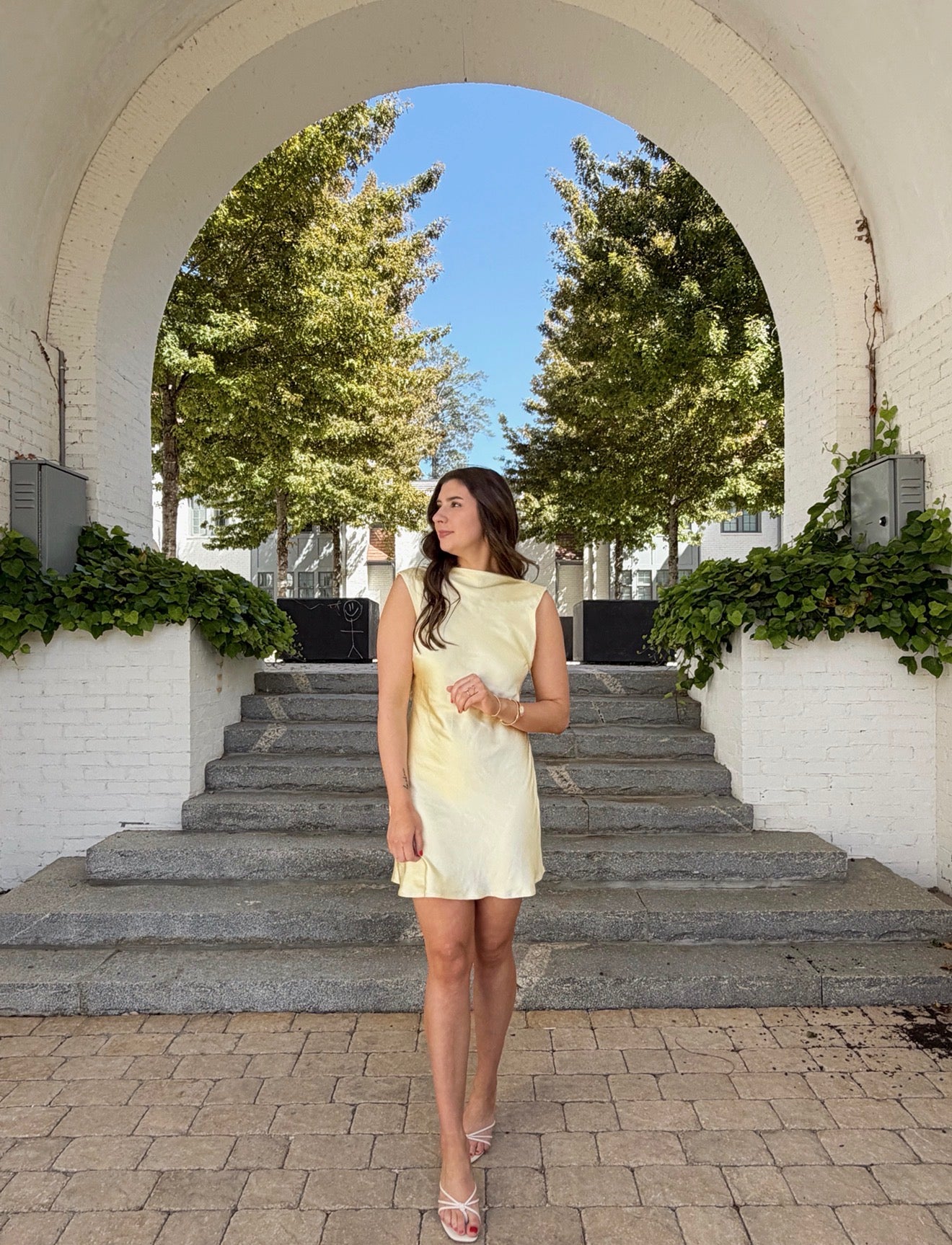 Andie Backless Butter Yellow Mini Dress – The Posh Sister
