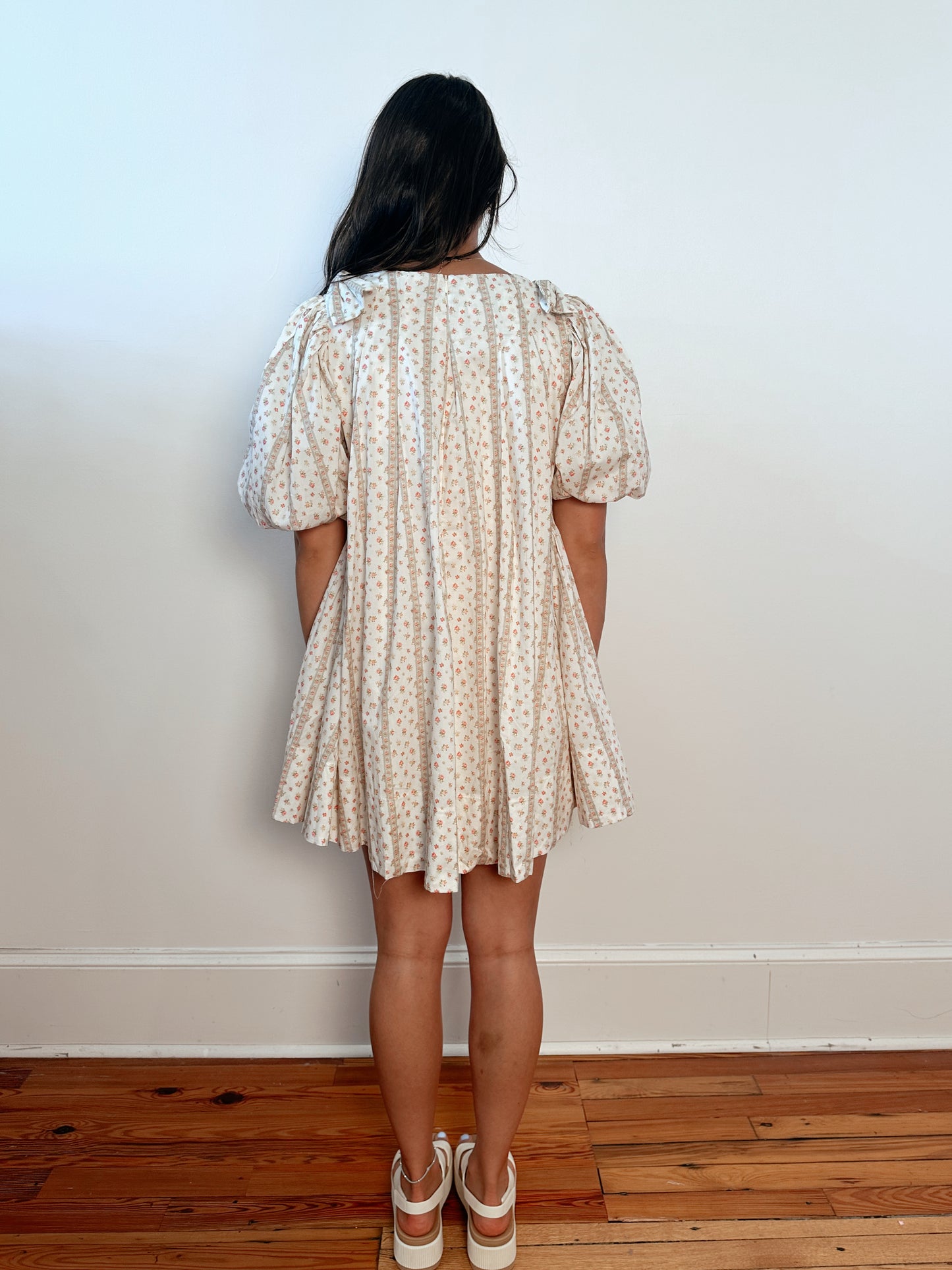 Mable Puff Sleeve Floral Mini Dress