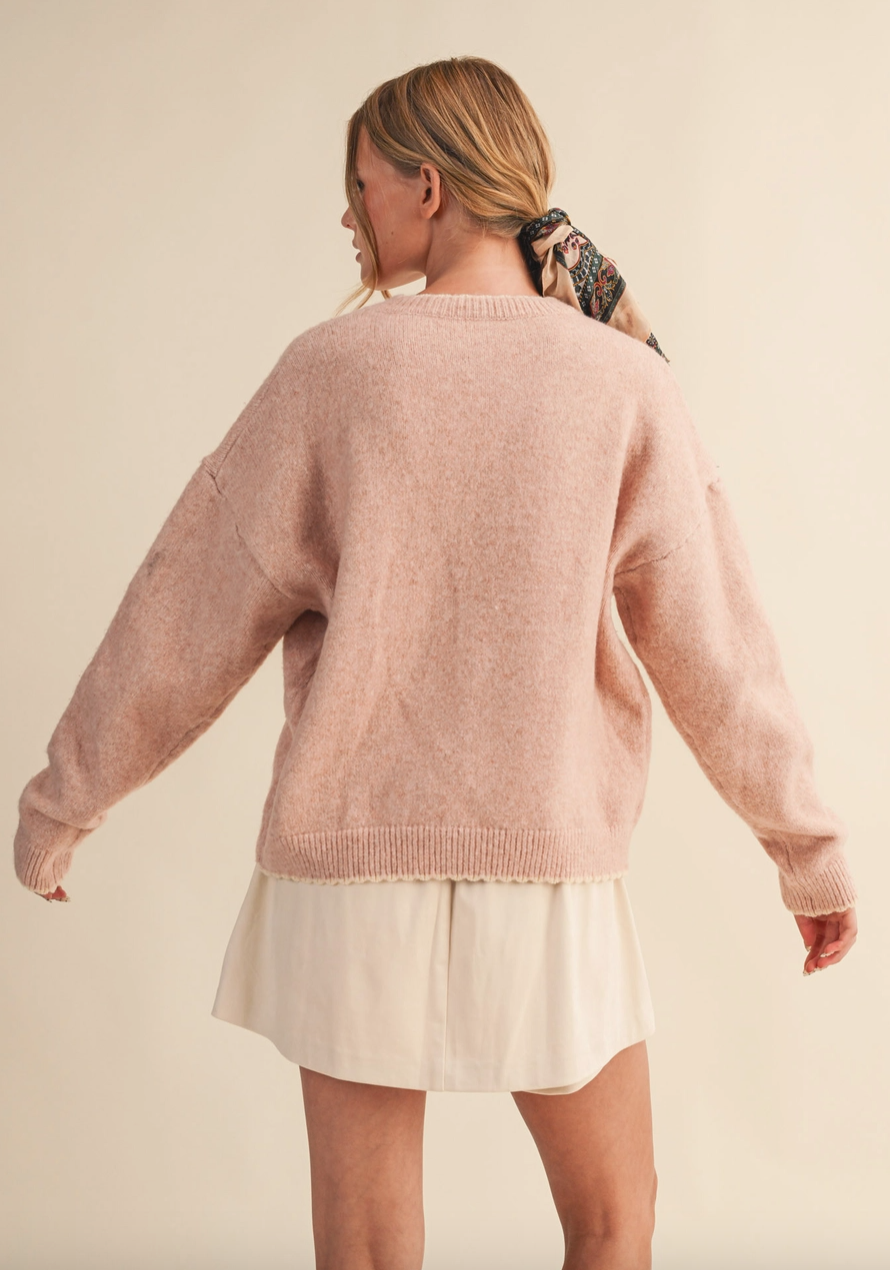Adeline Pink Sweater