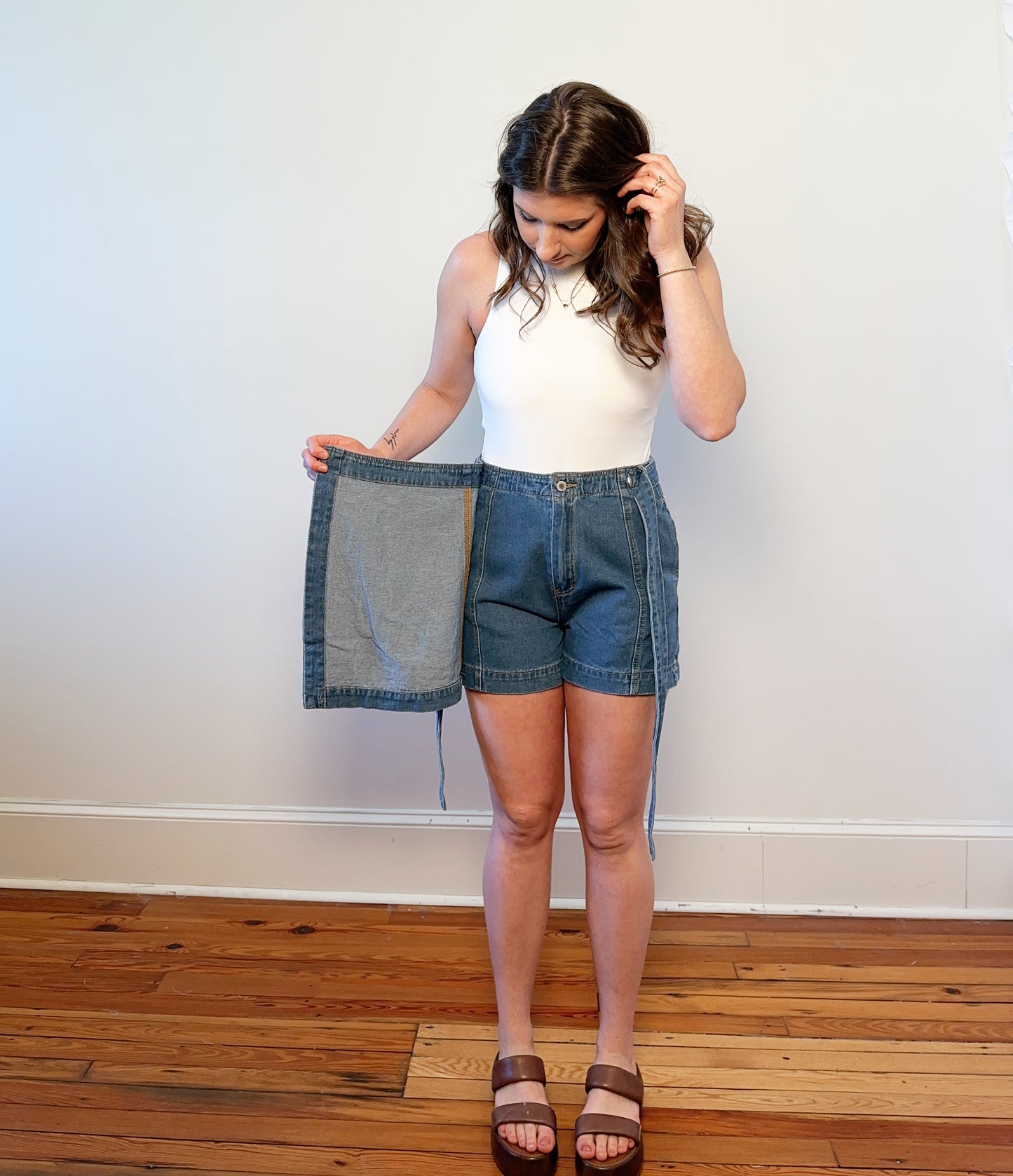 Demi Denim Skort