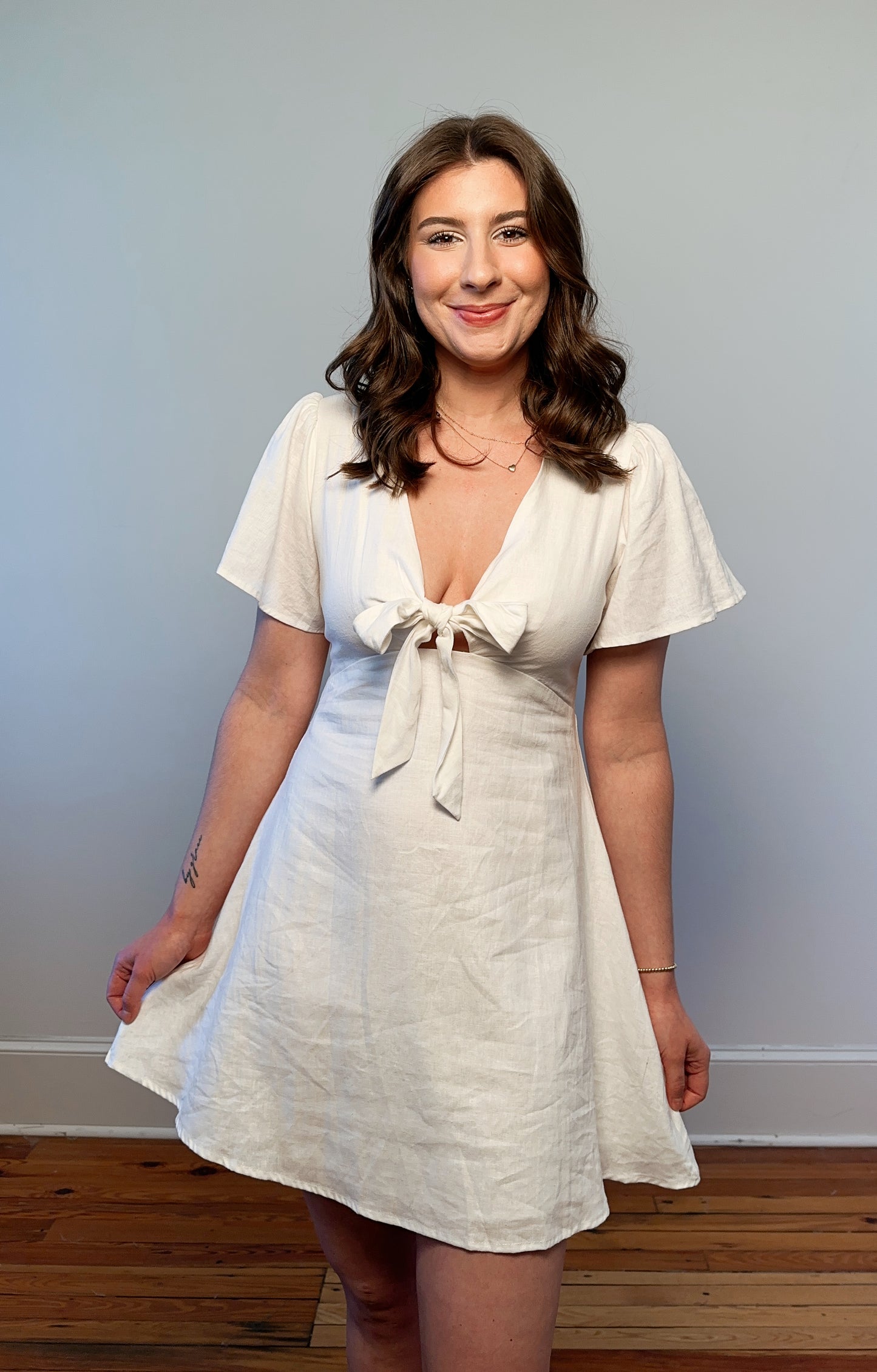 Monroe White Mini Dress
