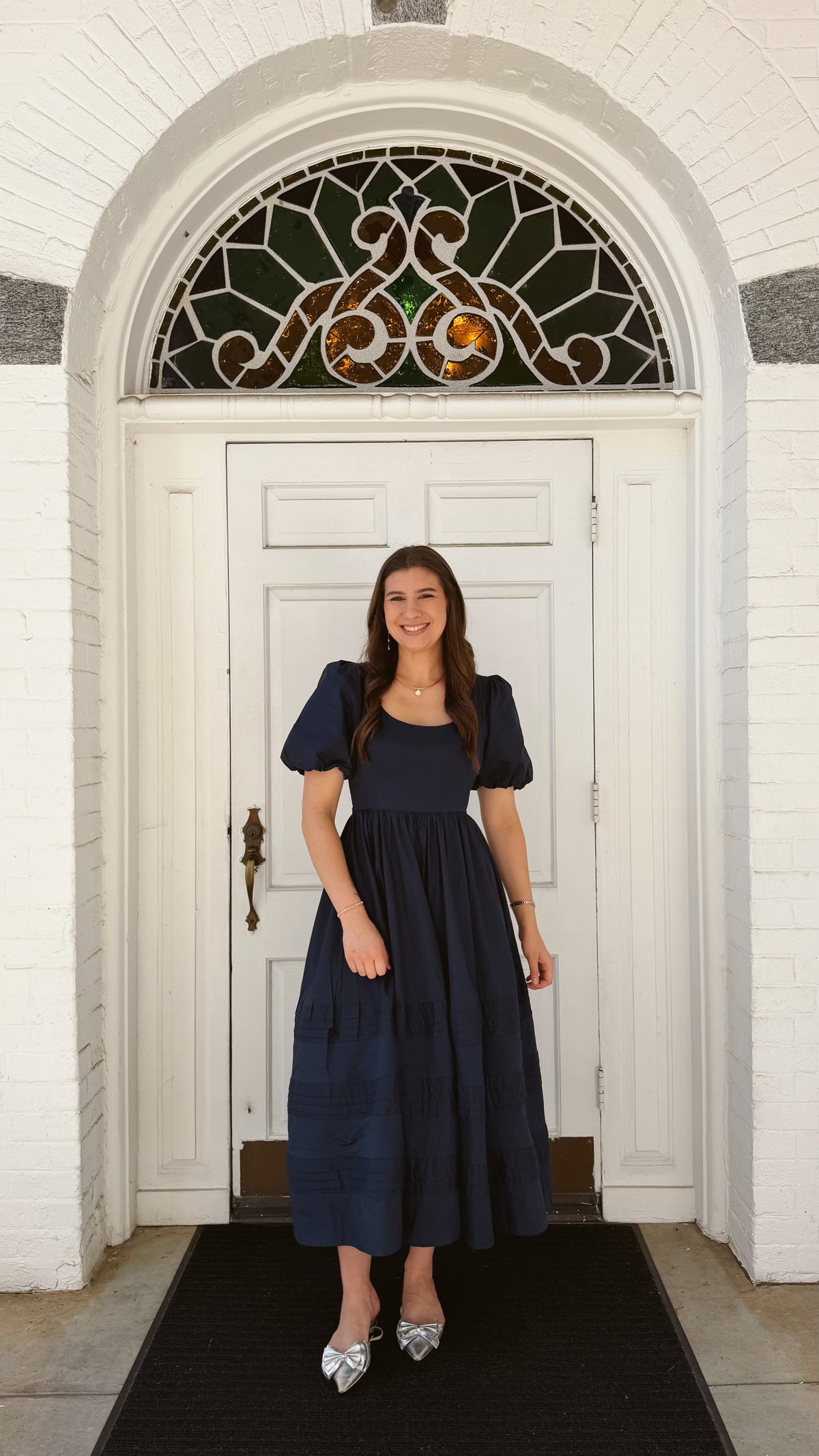 Sophie Cotton Poplin Midi Dress