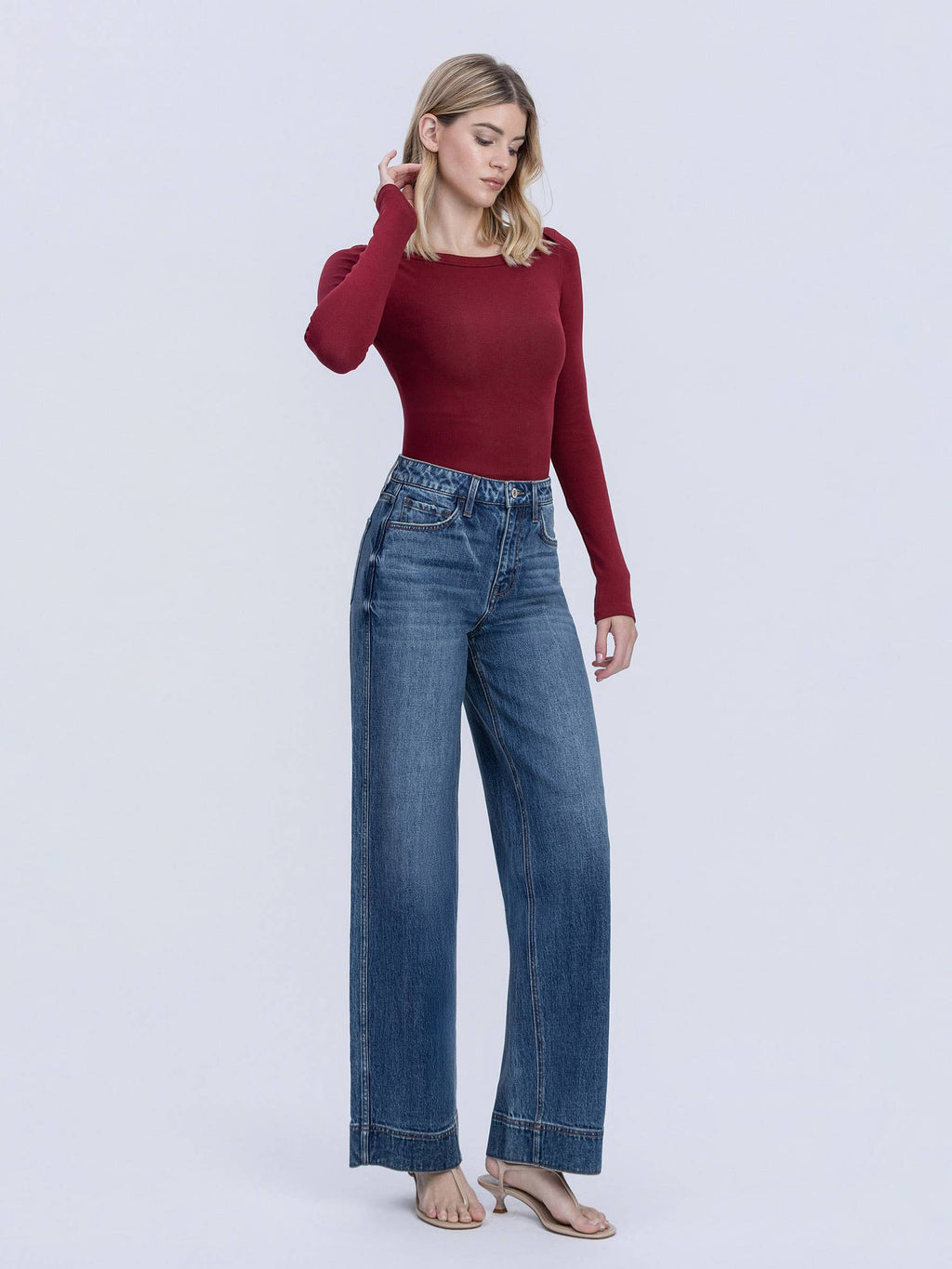 Maggie Super Jigh Rise Baggy Trouser Jeans feature
