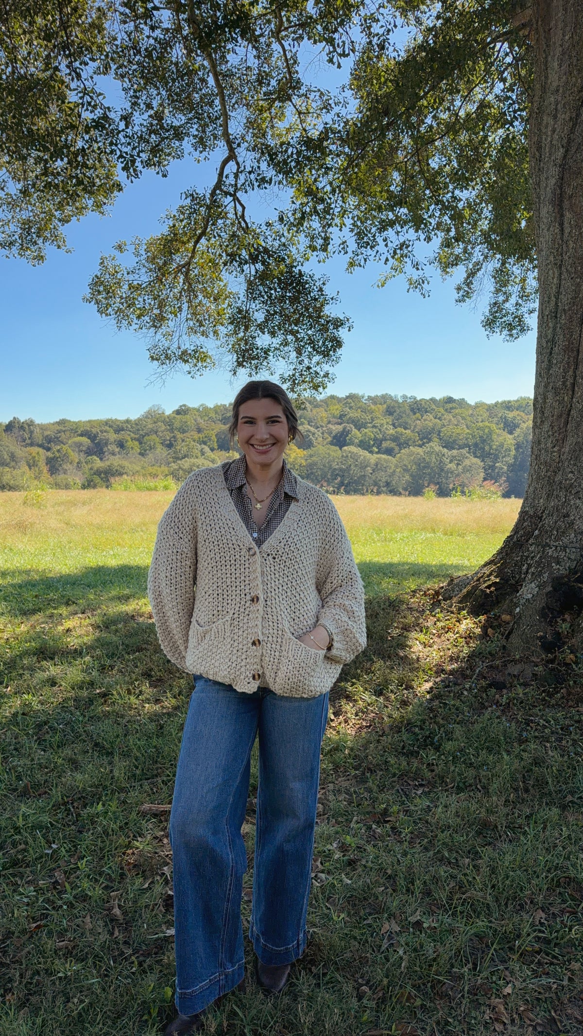 Lydia Chunky Button Cardigan