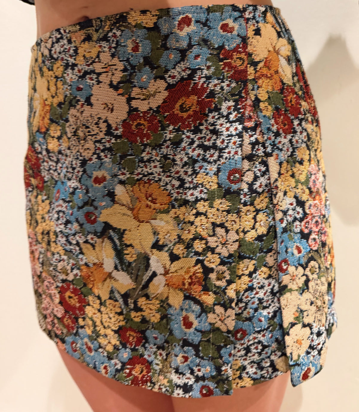 Macy Floral Jacquard Skort