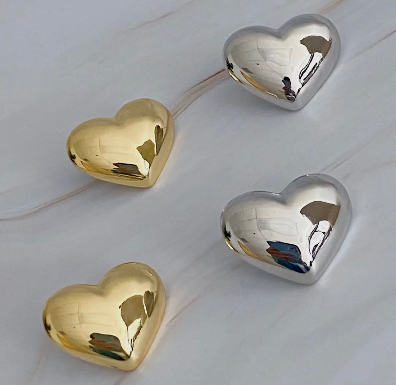 Heart Stud Earrings