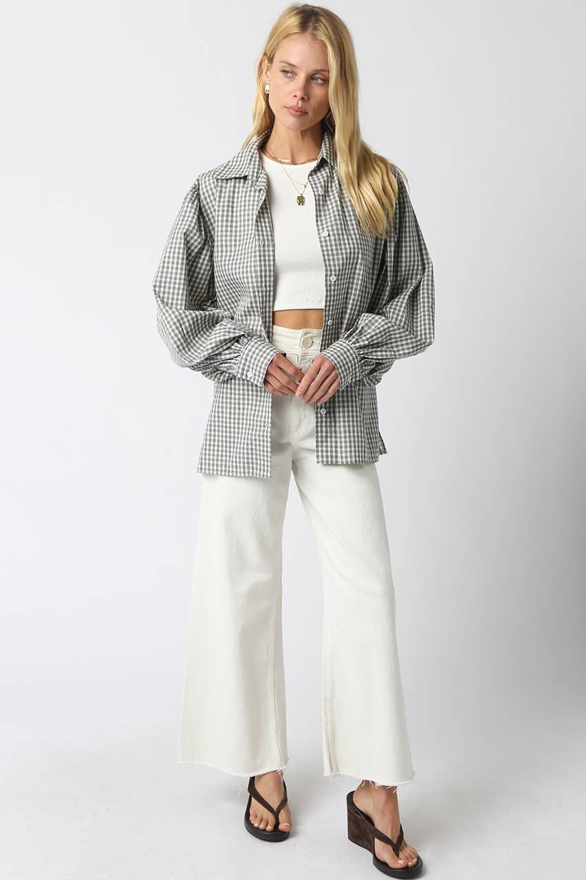 Selena Gingham Shirt