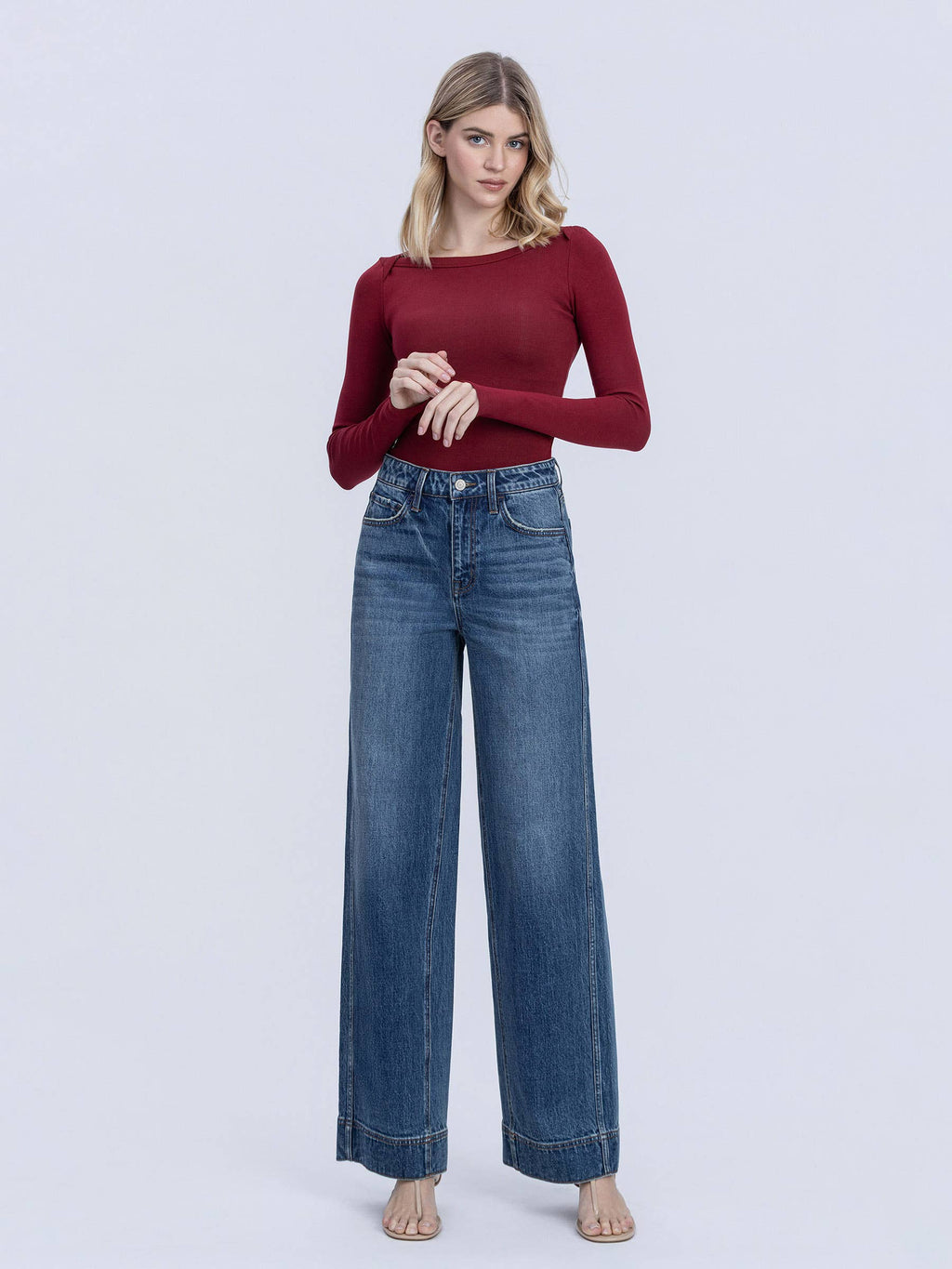 Maggie Super Jigh Rise Baggy Trouser Jeans feature