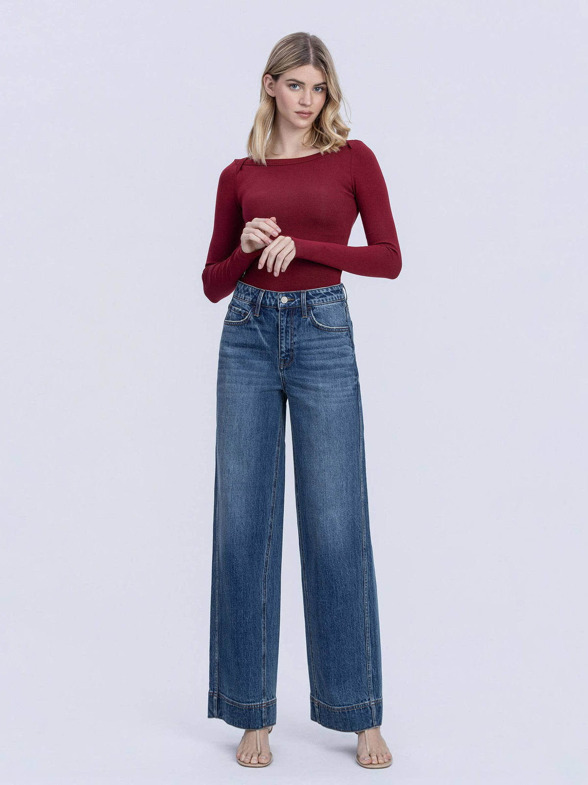 Maggie Super Jigh Rise Baggy Trouser Jeans feature