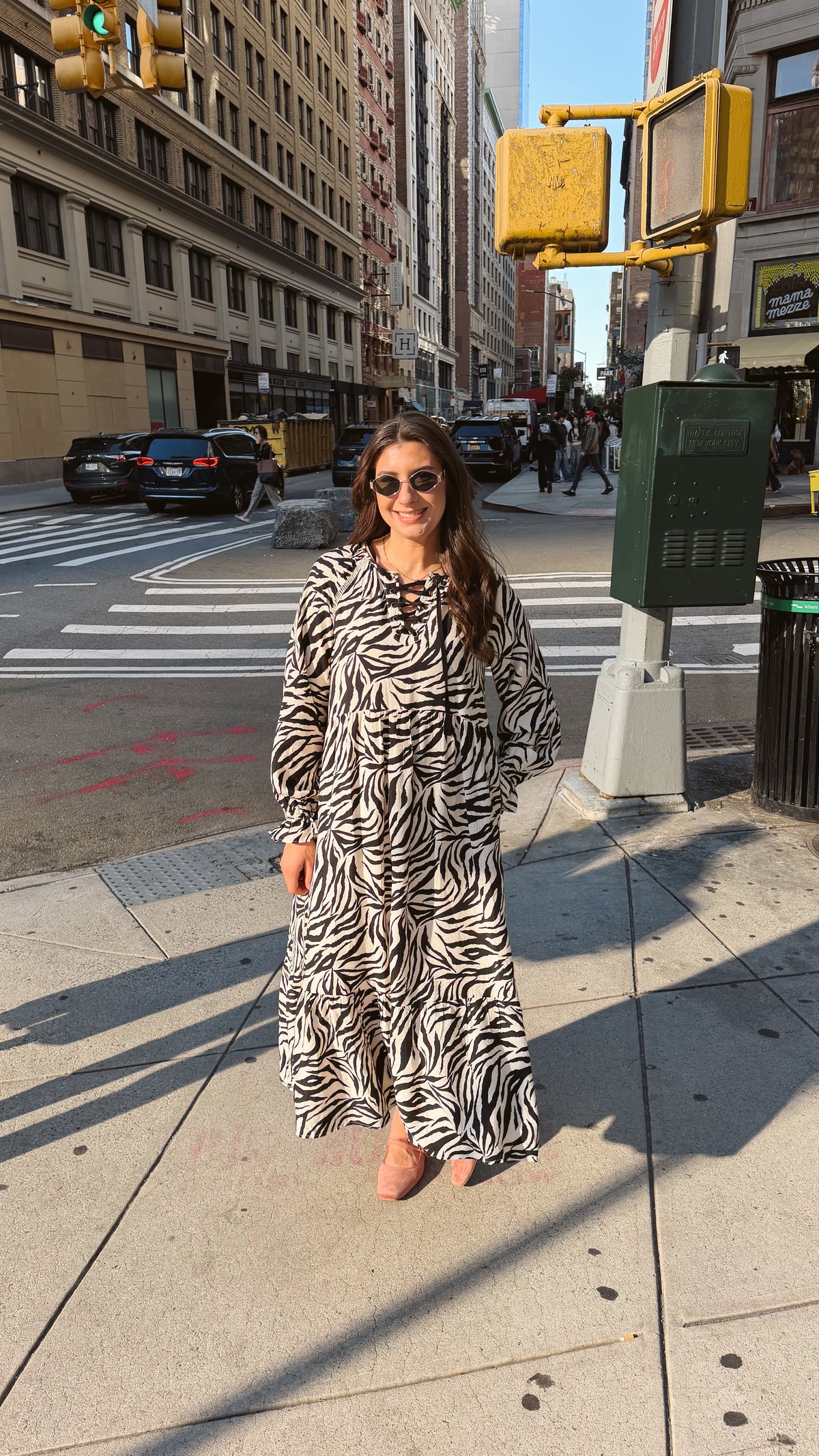 Ansley Zebra Print Maxi