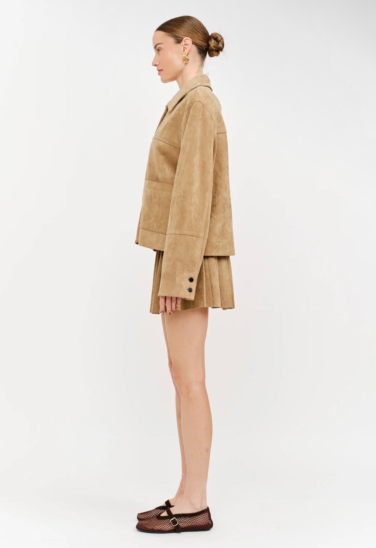 Junie Vegan Suede Jacket