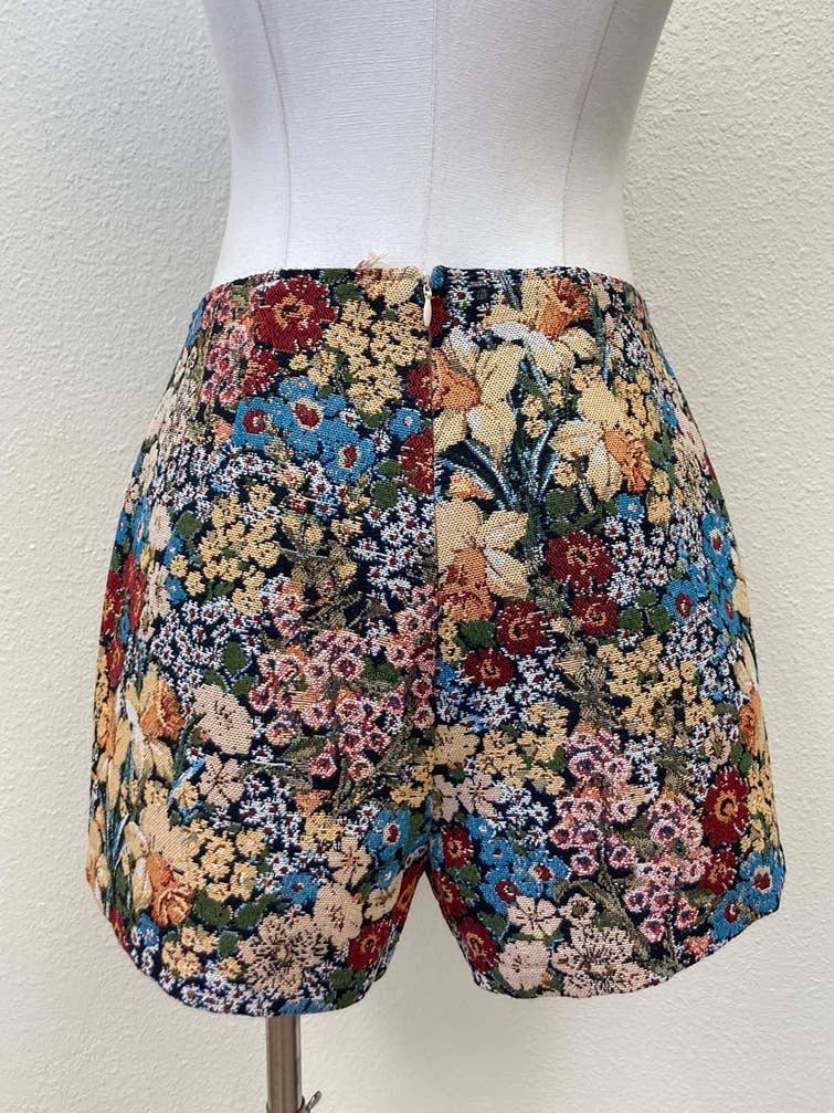 Macy Floral Jacquard Skort