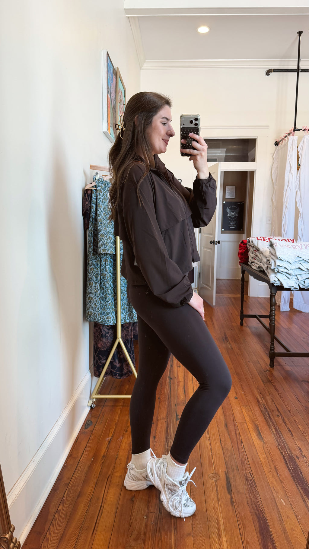 Chocolate Windbreaker Legging Set