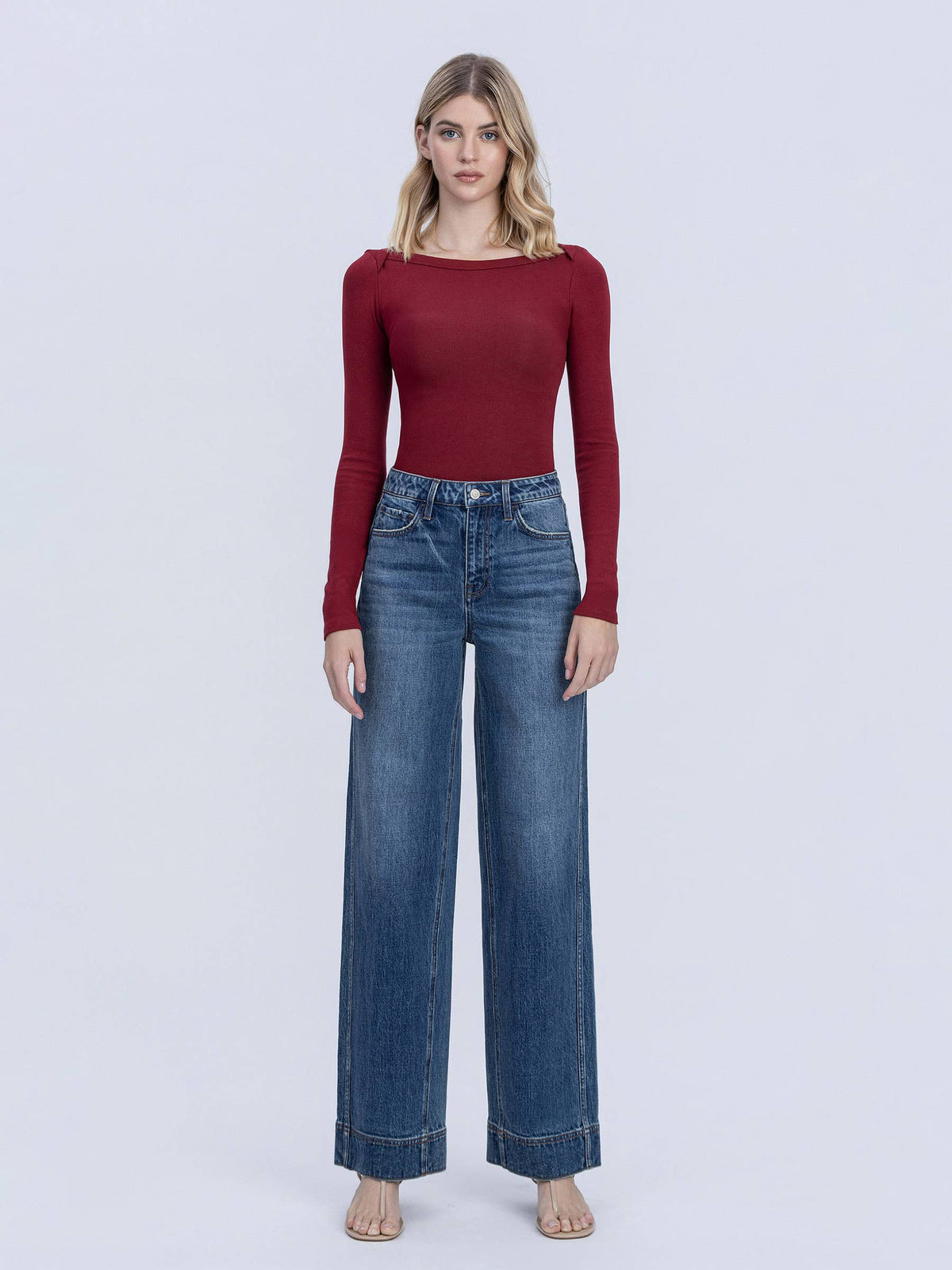 Maggie Super Jigh Rise Baggy Trouser Jeans feature