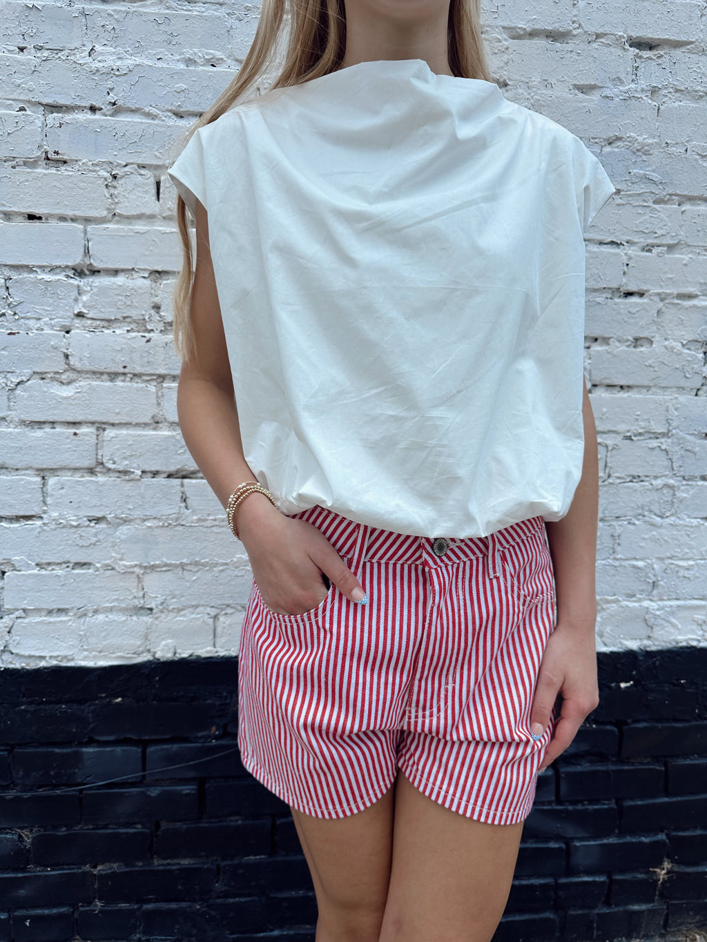 Sarah Striped Shorts