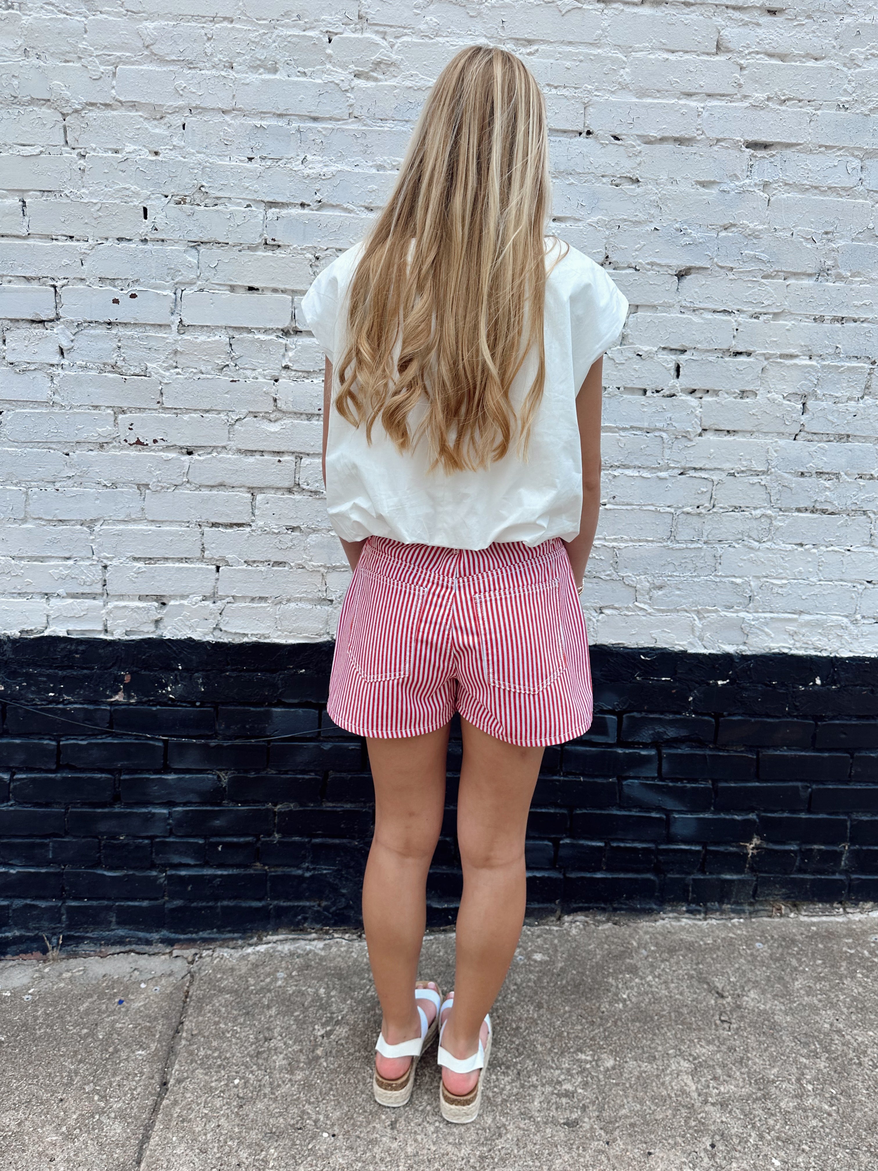 Sarah Striped Shorts