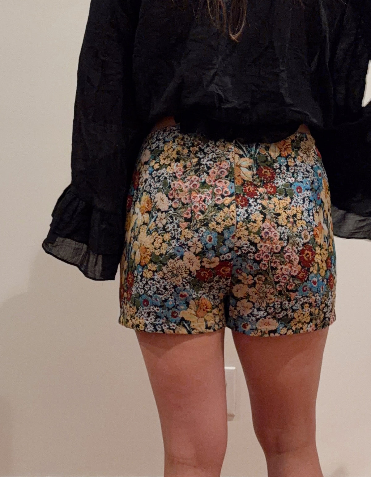 Macy Floral Jacquard Skort