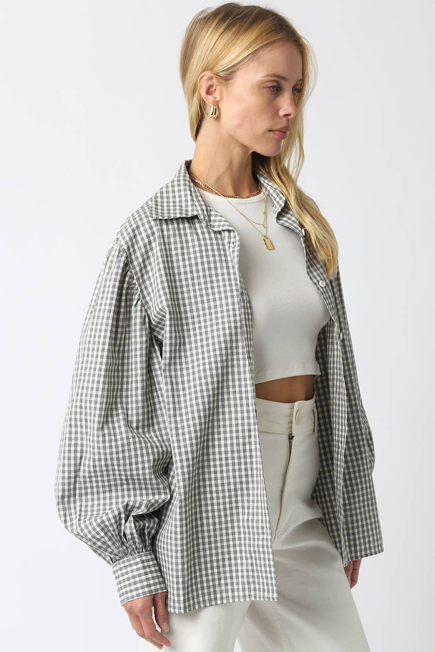 Selena Gingham Shirt