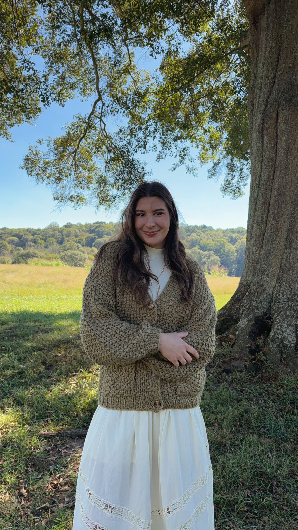 Lydia Chunky Button Cardigan