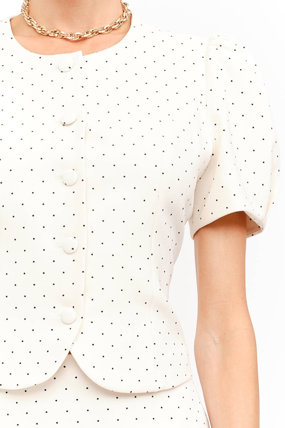Meredith Polka Dot Top