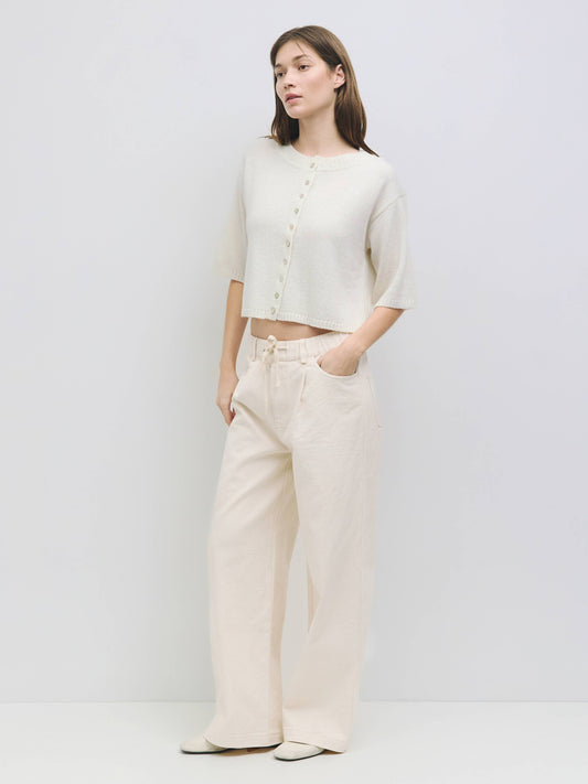 The Stacey Cardigan | Brushed Half Sleeve Cardigan