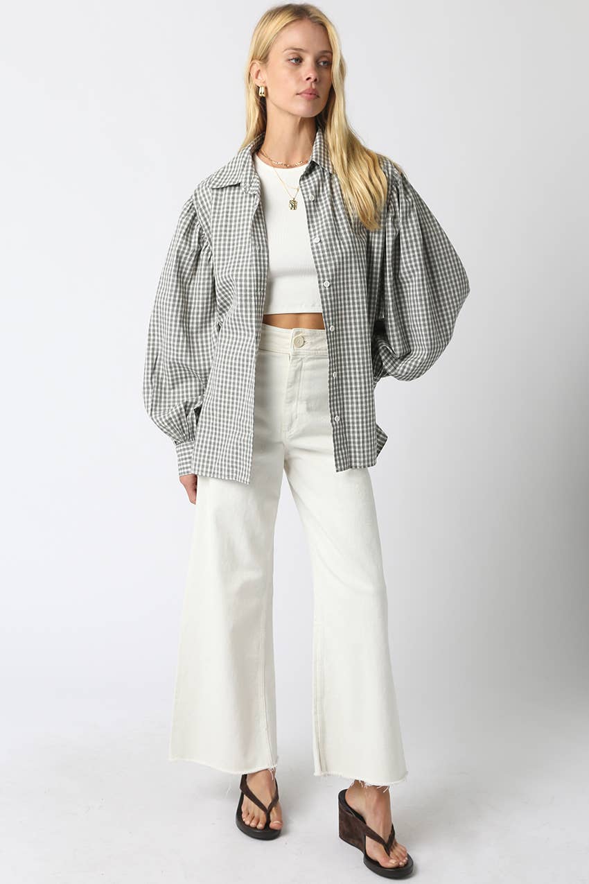 Selena Gingham Shirt