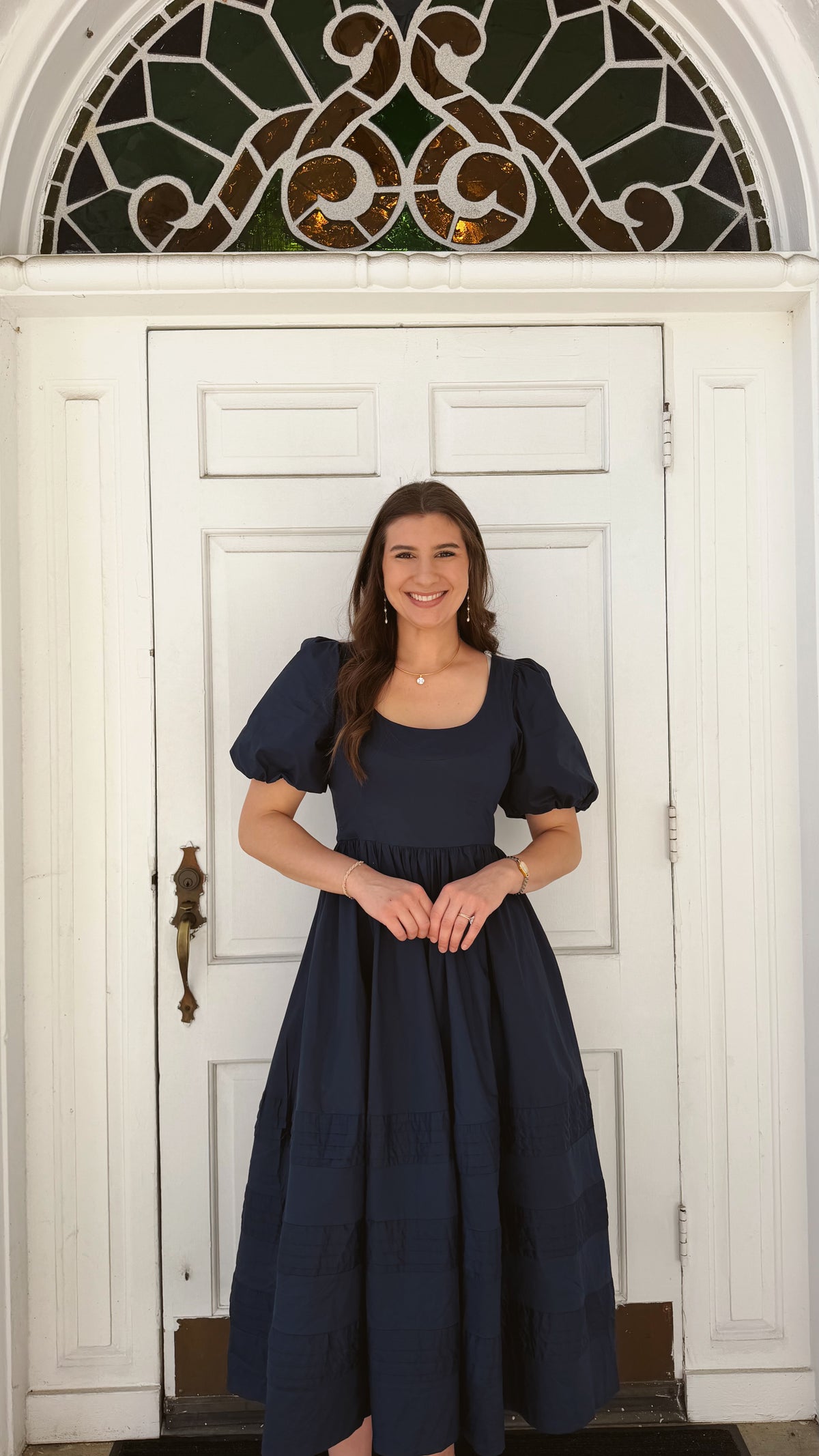 Sophie Cotton Poplin Midi Dress