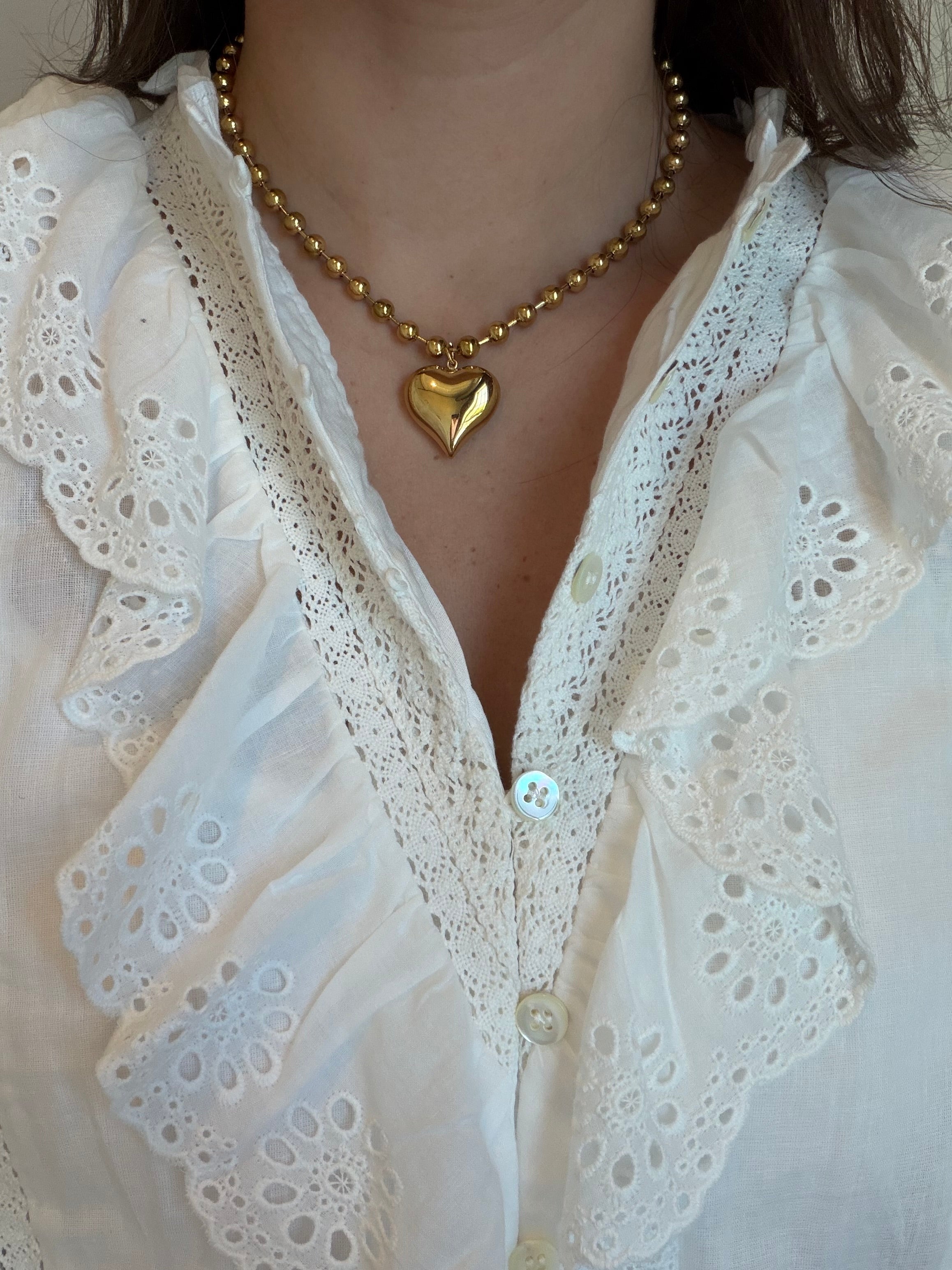 Gold Heart Necklace