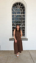 Lucy Tank Top – Chocolate Eyelet