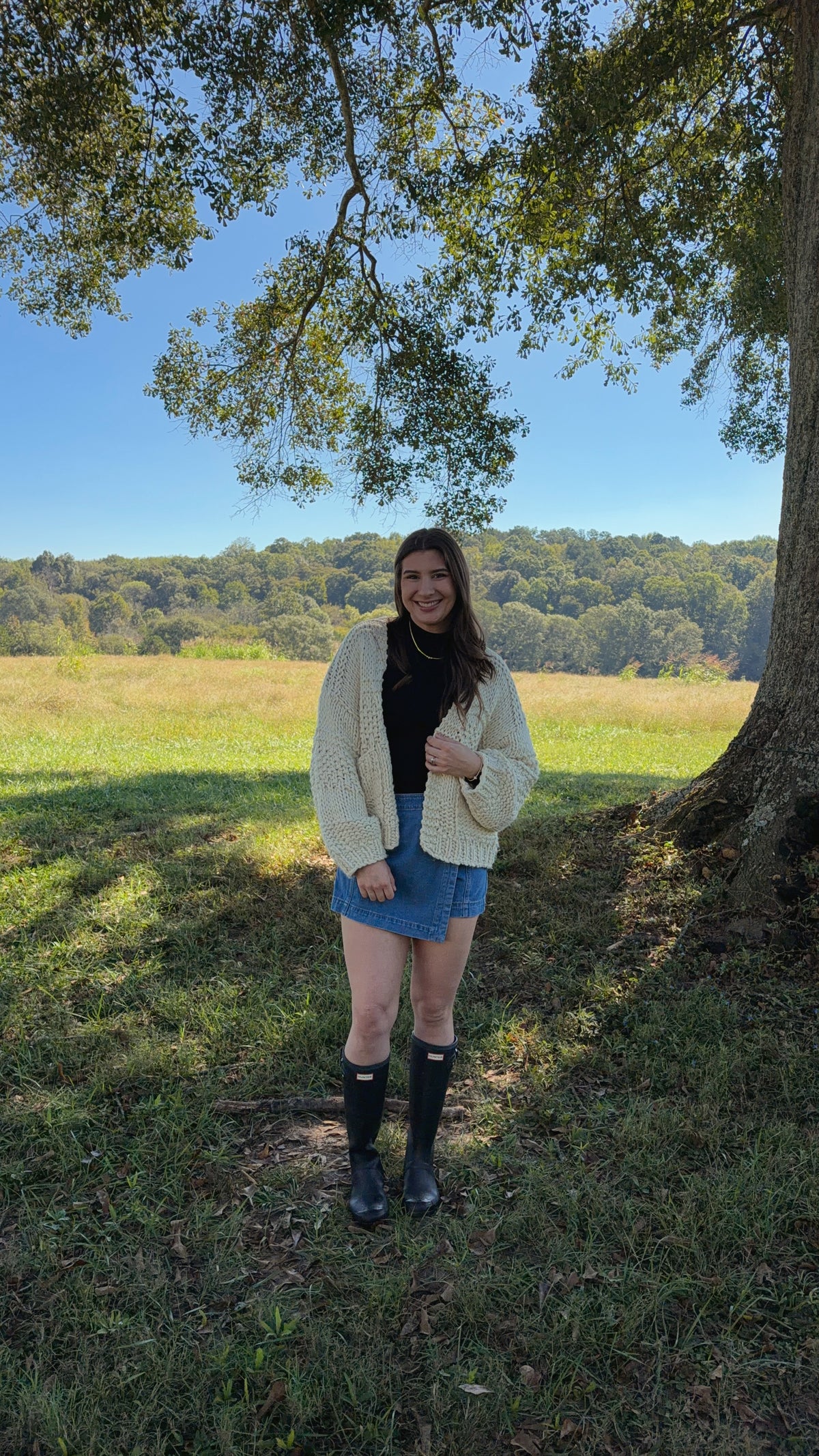Courtney Chunky Cream Cardigan