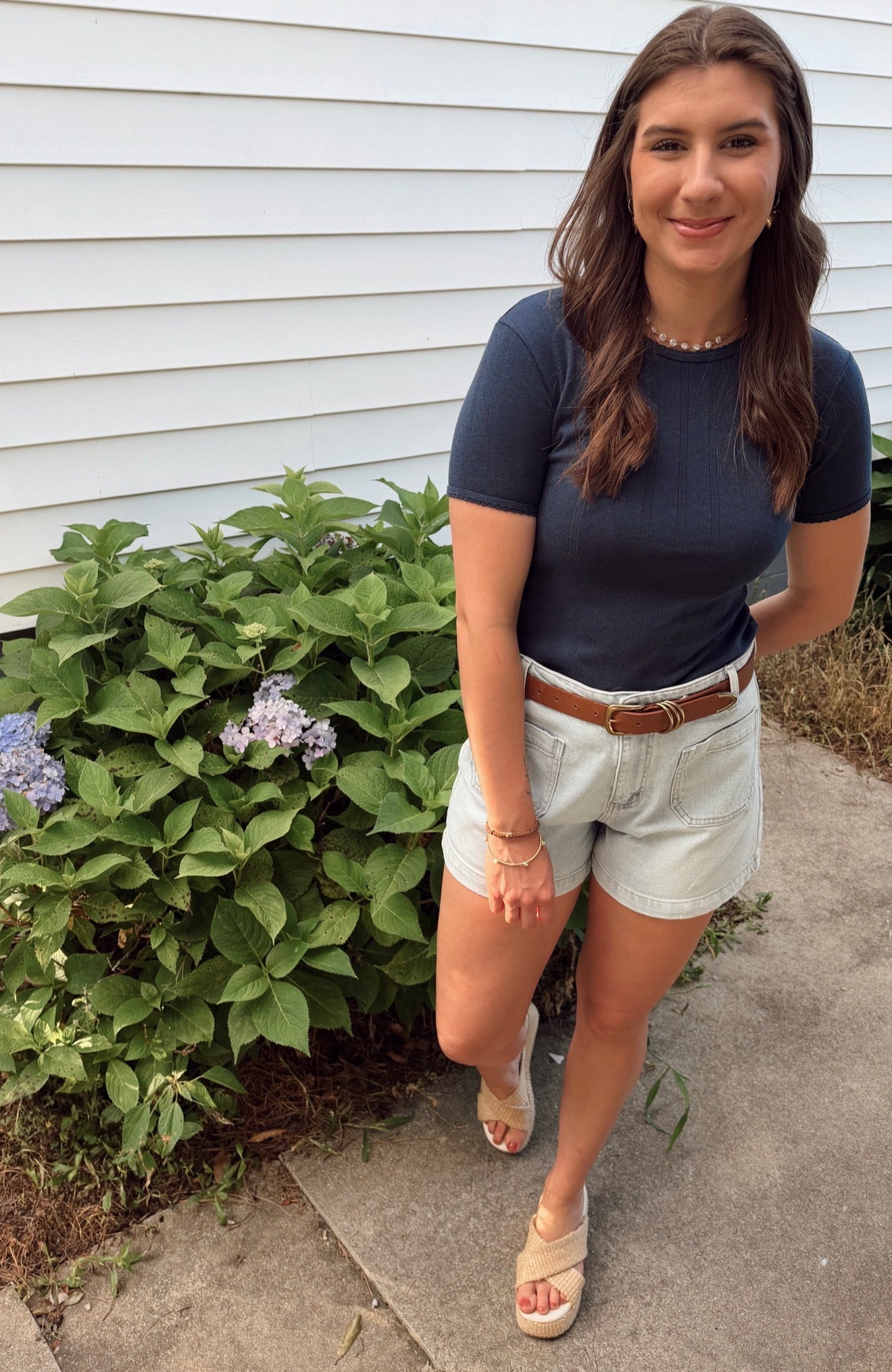 Marley Ribbed Pointelle Knit Top