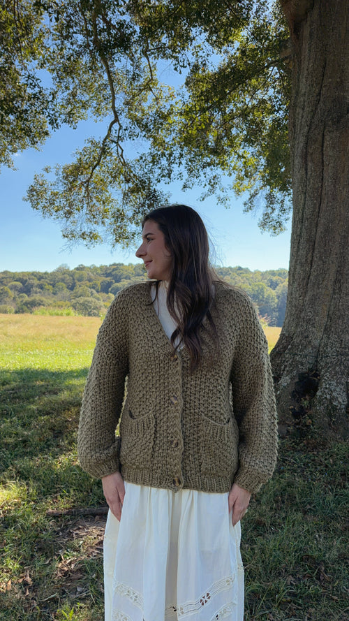 Lydia Chunky Button Cardigan