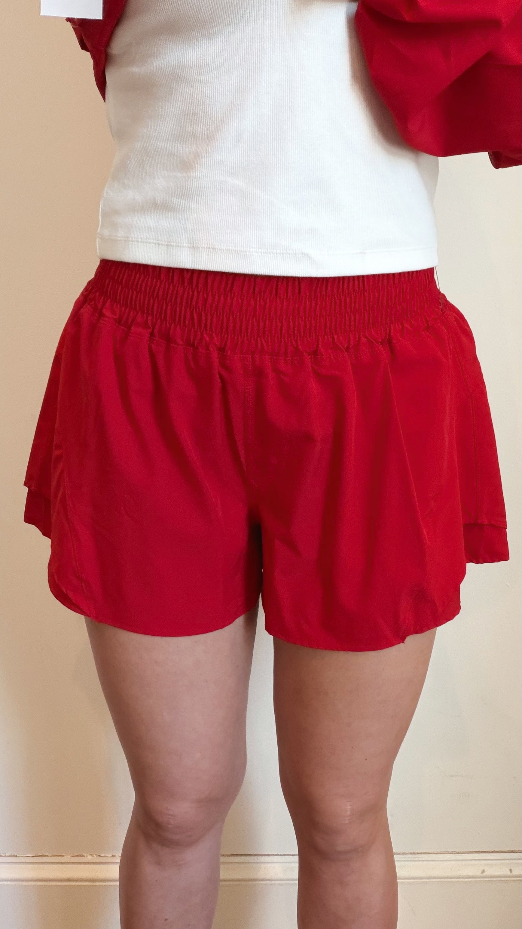 Cherry Windbreaker Shorts Set