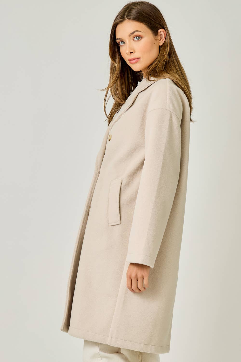 Dianne Double Breasted Dolman Sleeve Coat