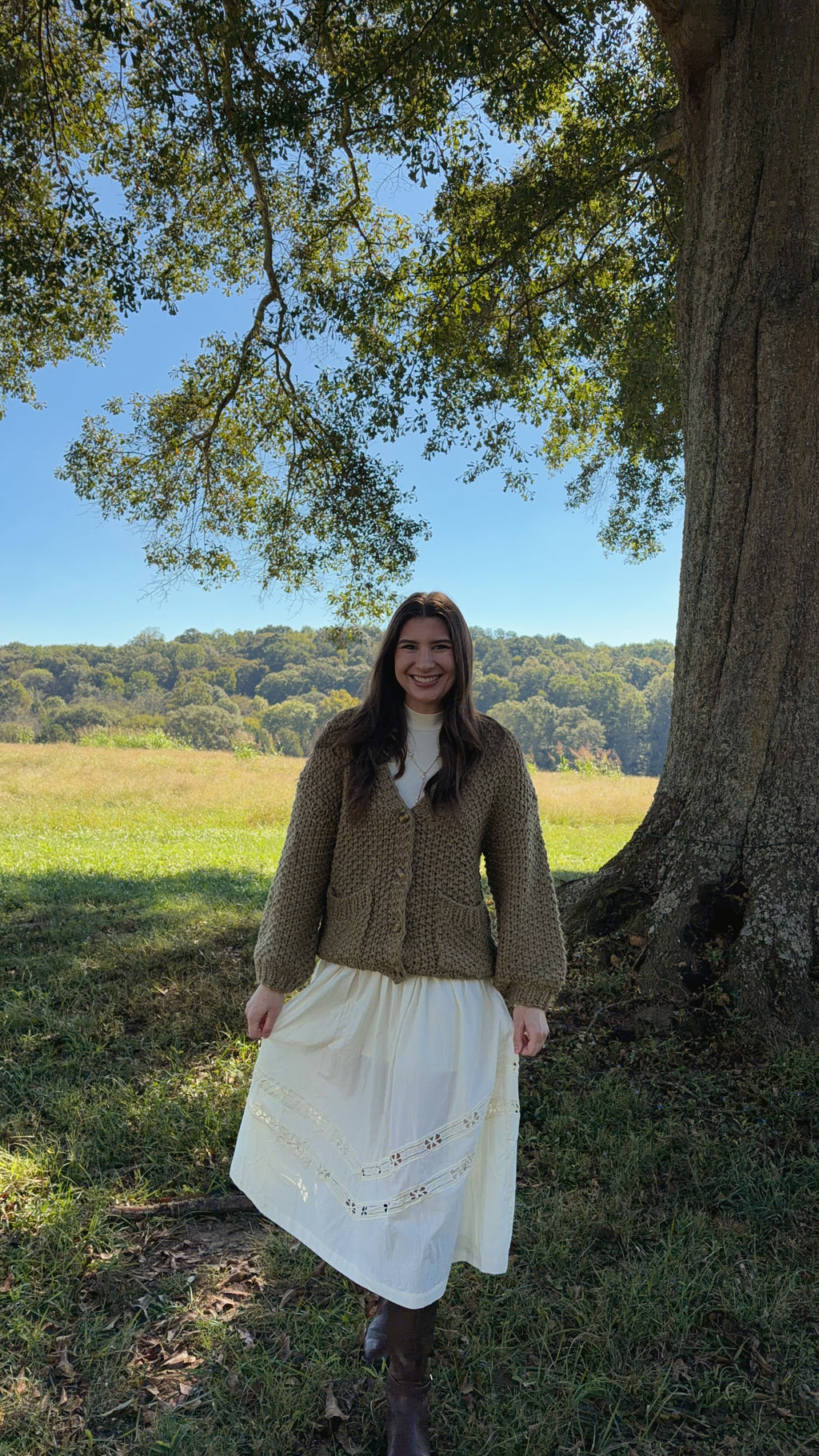 Lydia Chunky Button Cardigan