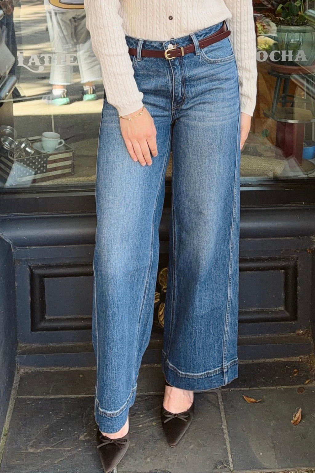 Maggie Super Jigh Rise Baggy Trouser Jeans feature