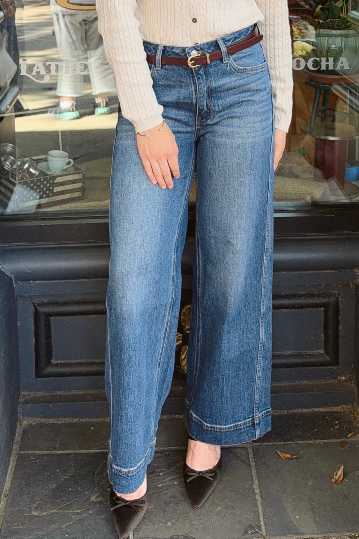 Maggie Super Jigh Rise Baggy Trouser Jeans feature