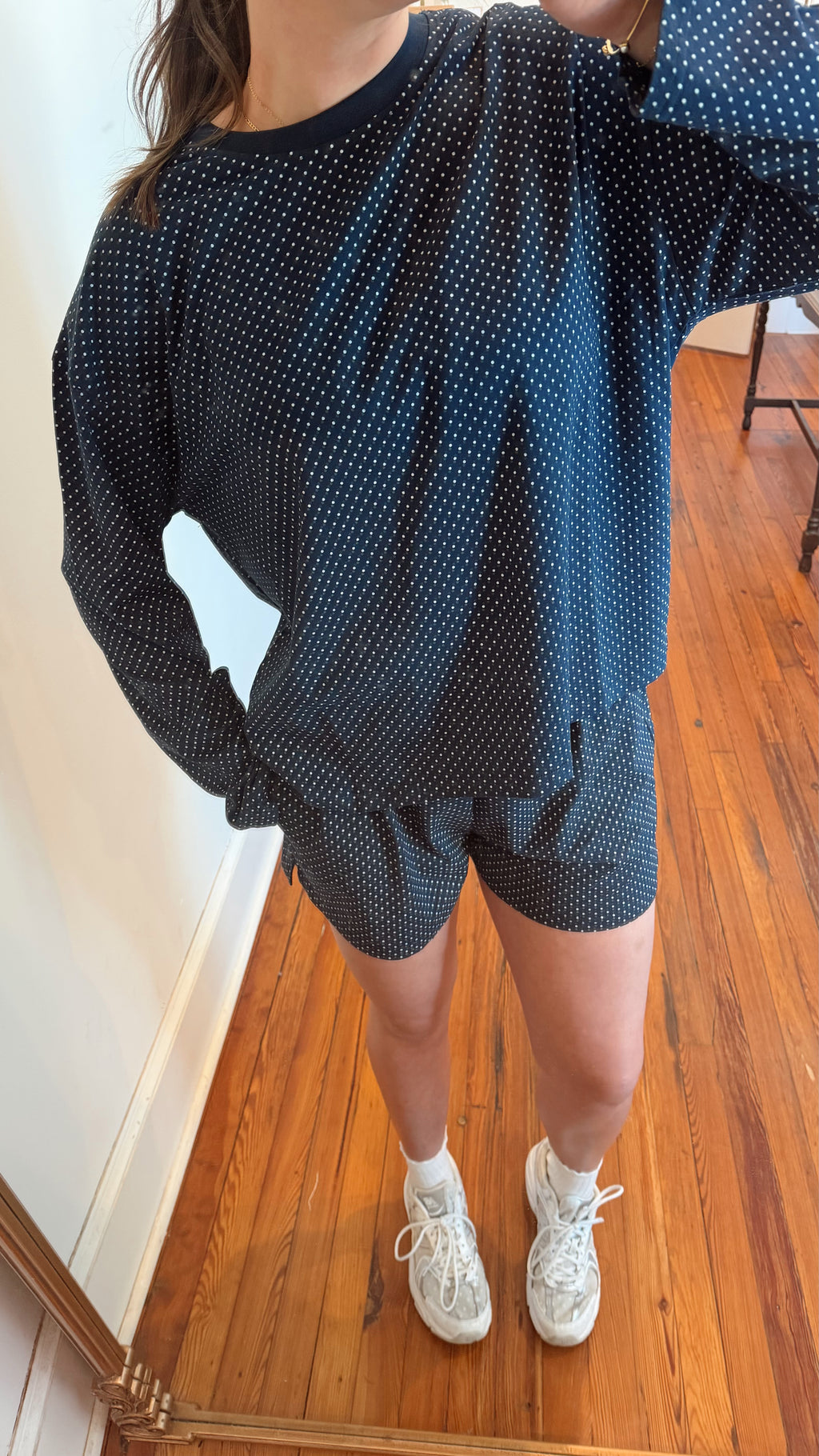 Navy Polka Dot Set- Sun-kissed Coconut