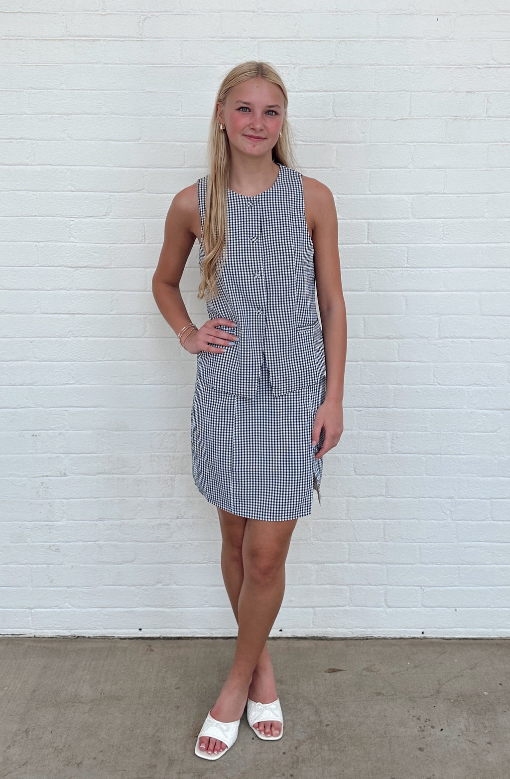 Georgia Gingham Skirt SET