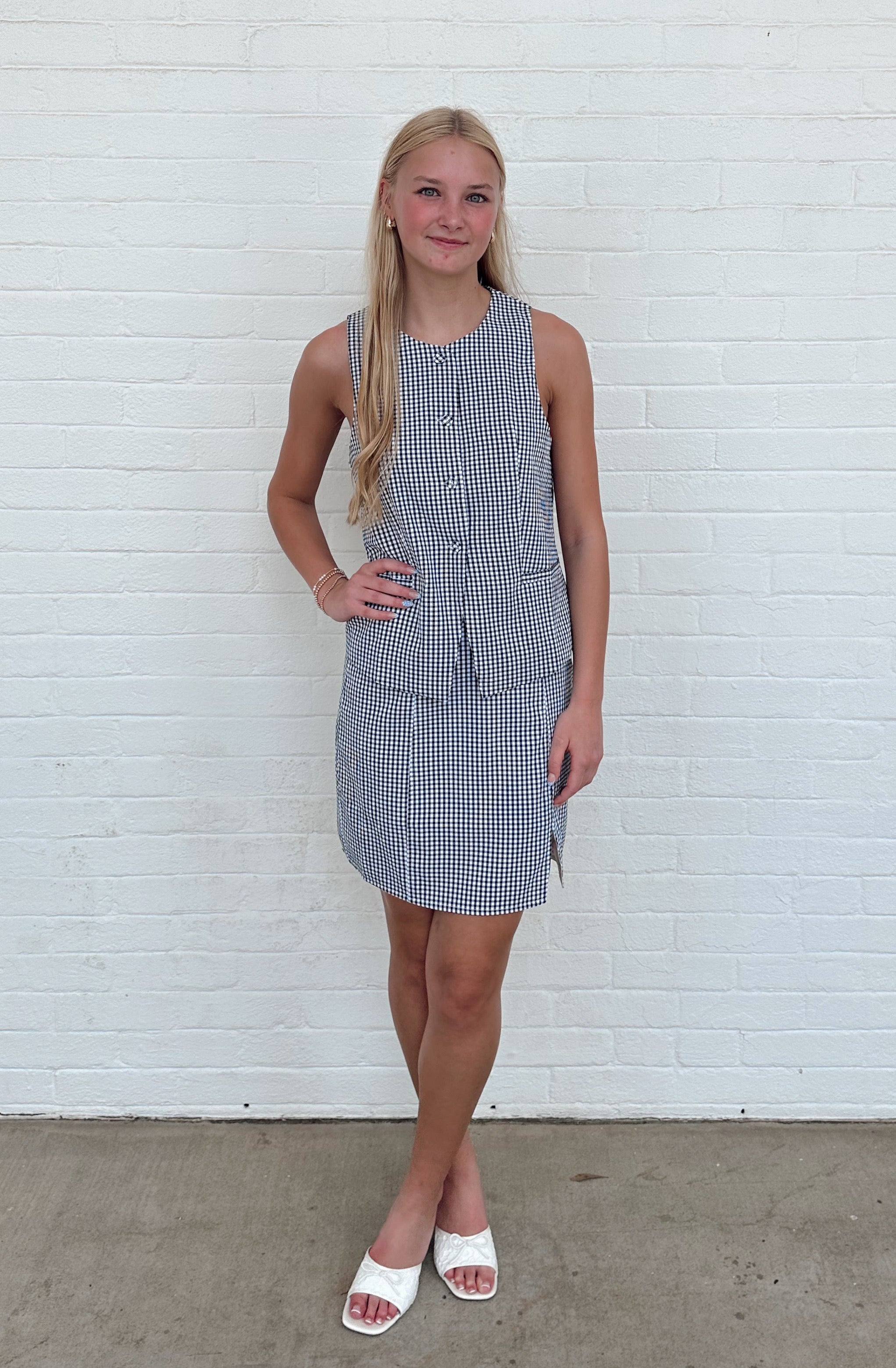 Georgia Gingham Skirt SET