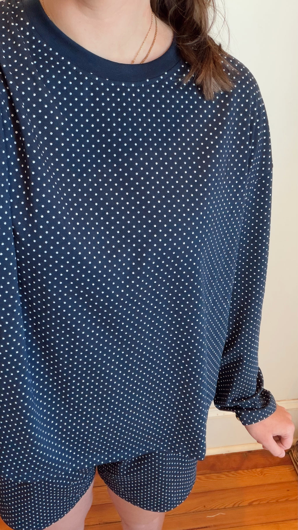Navy Polka Dot Set- Sun-kissed Coconut