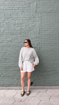 Saturdays Grey Oversized Cardigan