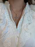Green Cross Necklace