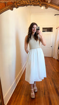 Hazel Striped Midi Dress
