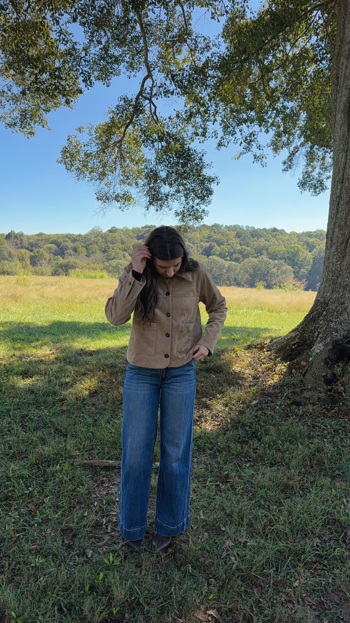 Junie Vegan Suede Jacket