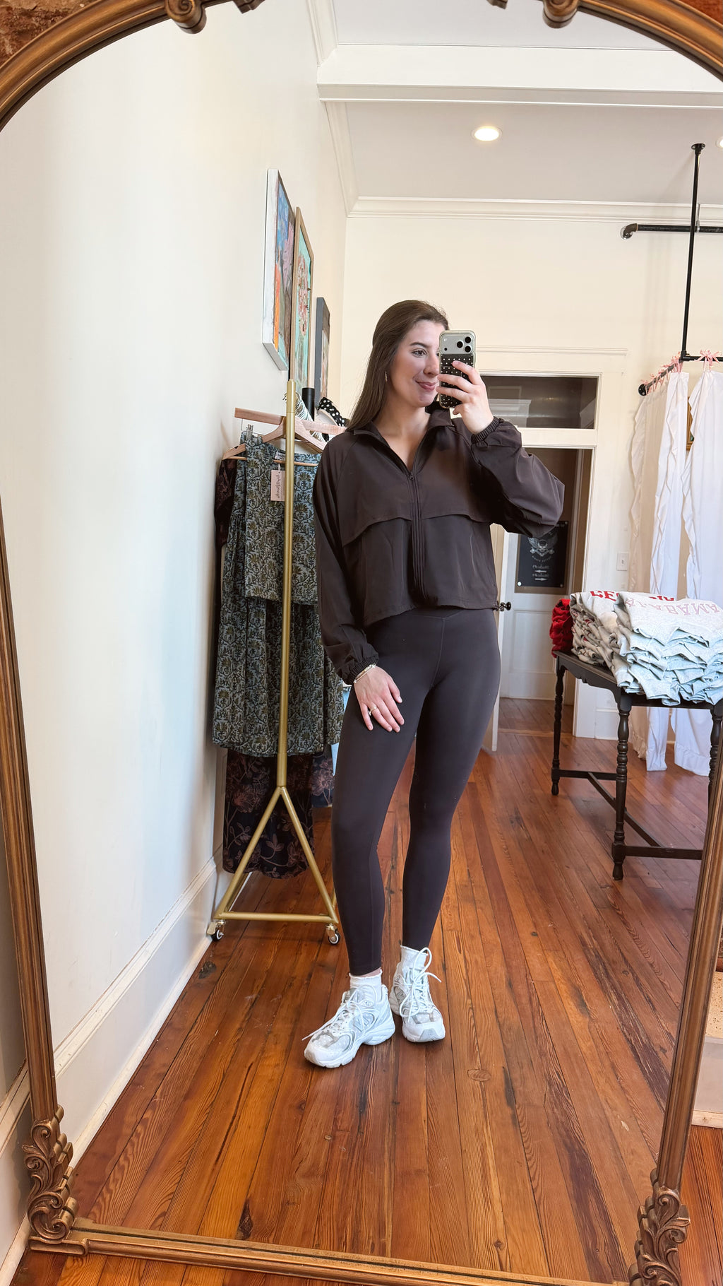 Chocolate Windbreaker Legging Set