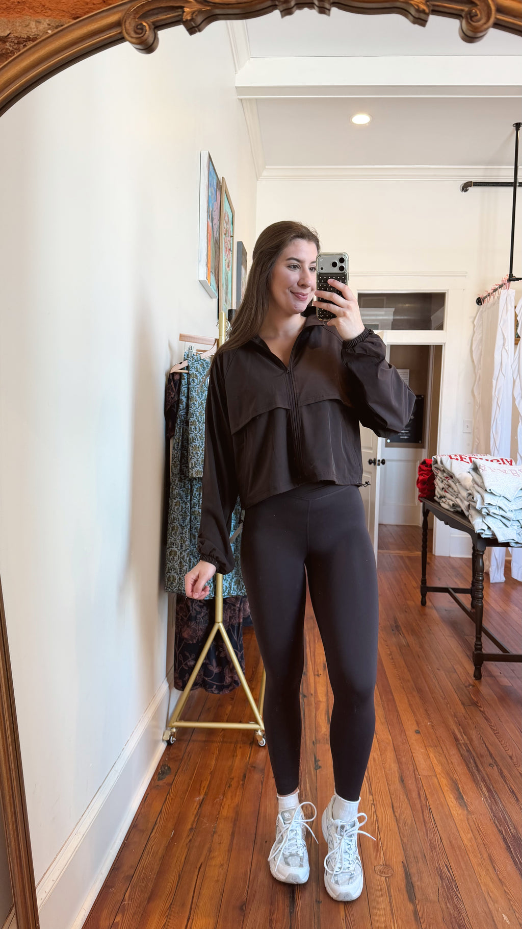 Chocolate Windbreaker Legging Set