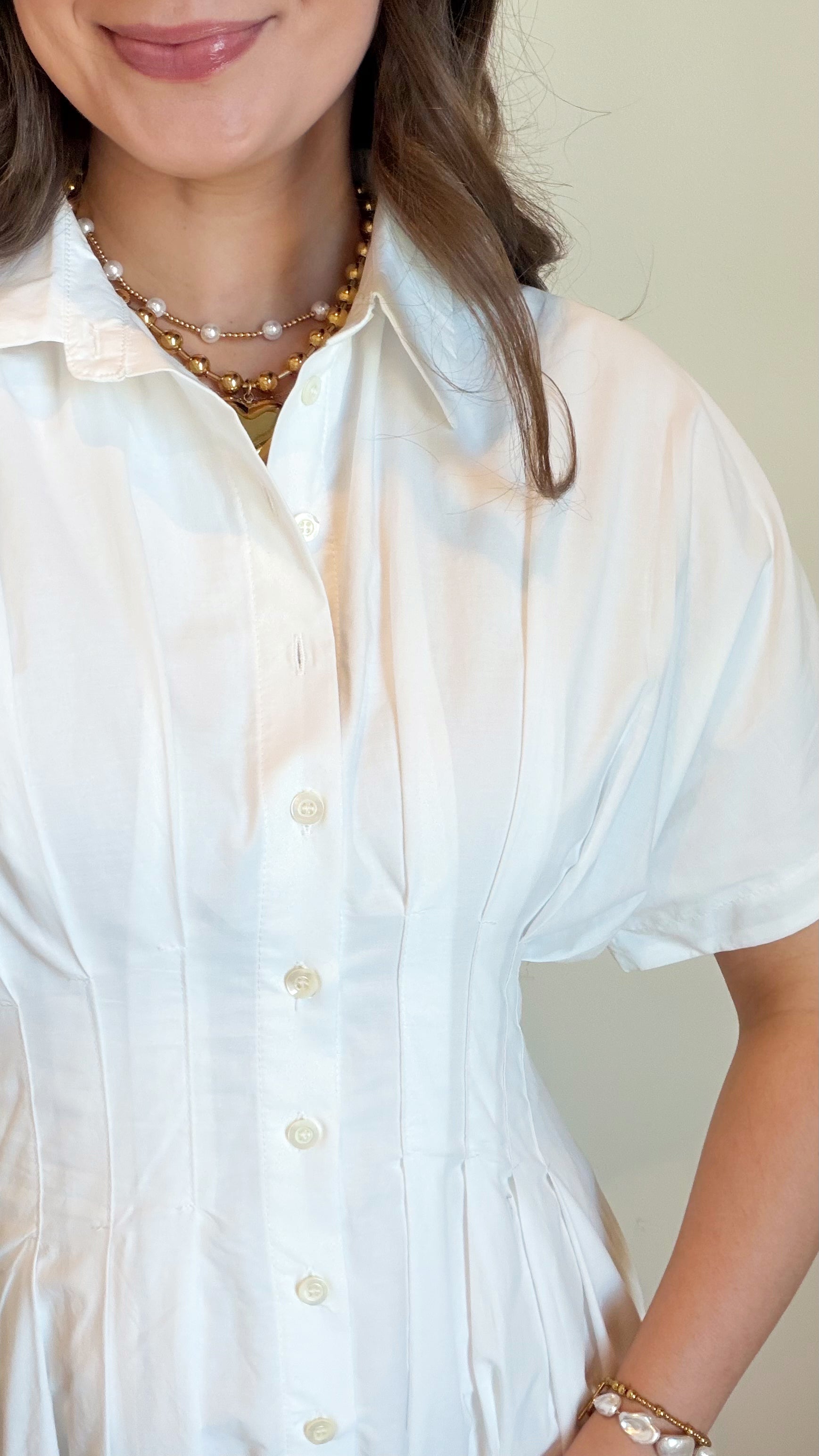 Laura Embroidered Cotton Midi Dress with Eyelet